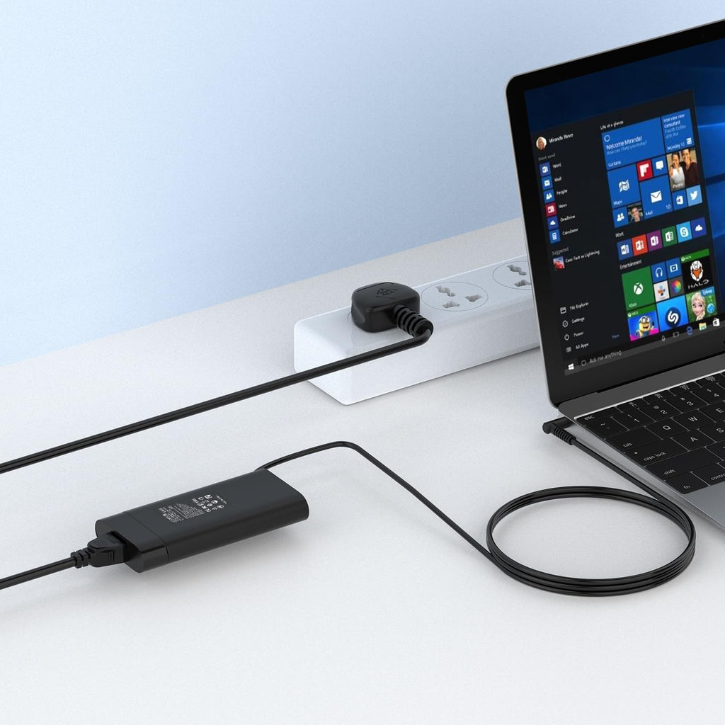 65W USB C Laptop Charger Compatible with HP Spectre Elitebook Chromebook