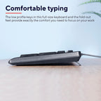 Trust Taro Wired Keyboard and Mouse Set QWERTY UK Layout, Black