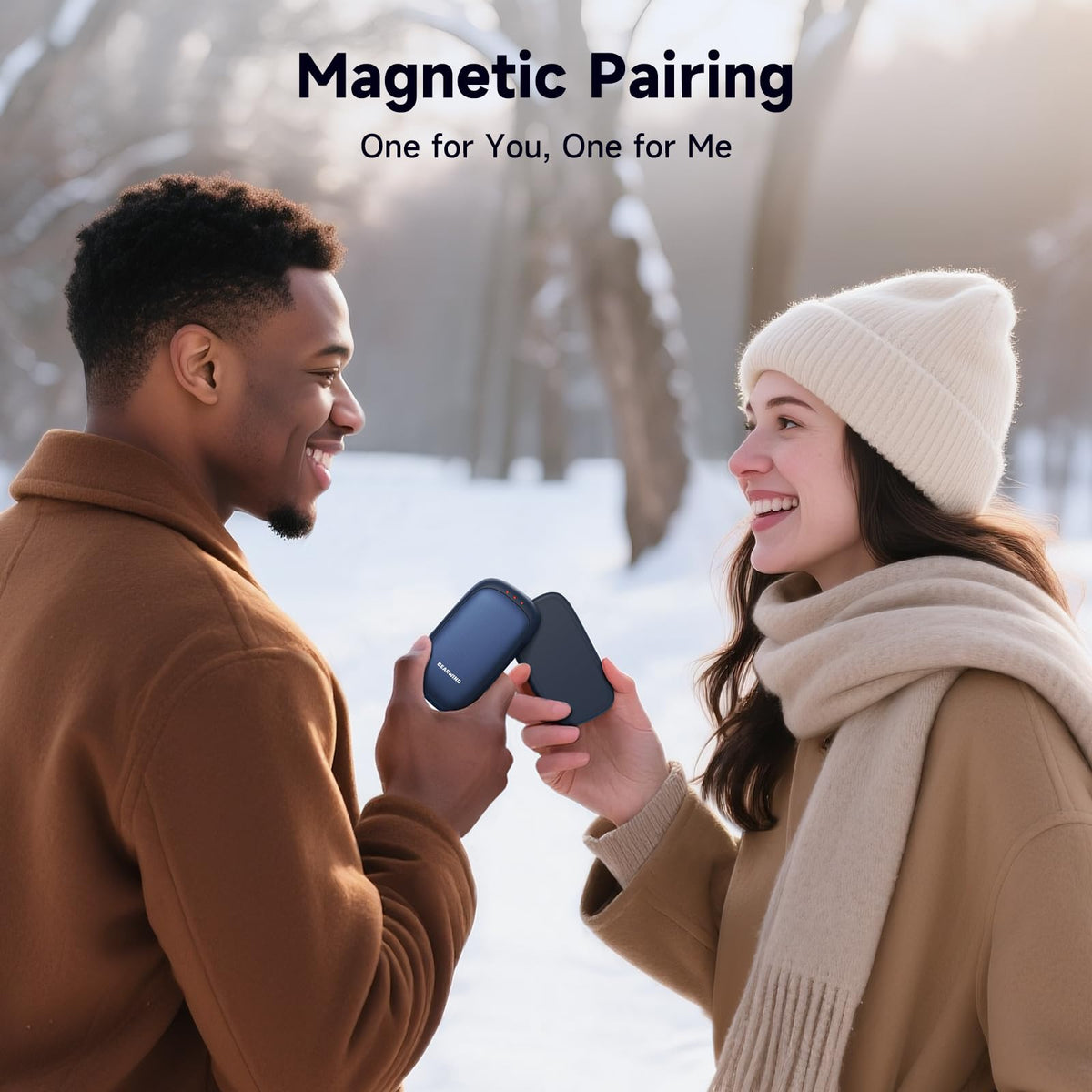 Electric Hand Warmers Rechargeable, 2 Pack Magnetic Design