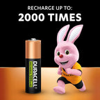 DURACELL AA Rechargeable Batteries (4 Pack) 1.2V, 1300 mAh NiMH