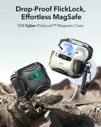 ESR for AirPods 5/4 Case, Compatible with MagSafe, Drop-Proof Lock, Black