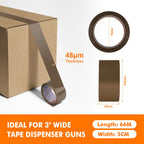 GRIFEMA GA4004-1 Brown Low Noise Packing Tape 50mm x 66m 1 Roll