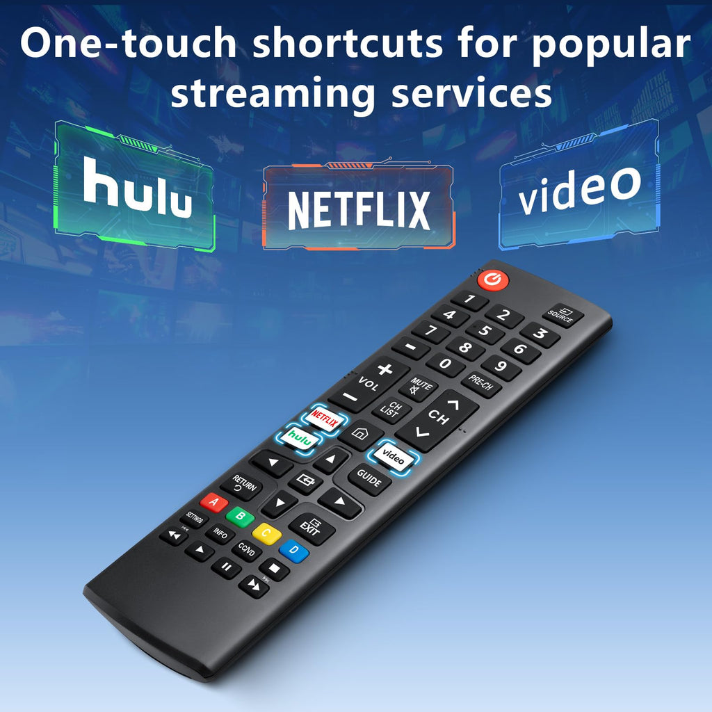 (Pack of 2) Replacement Remote Control Compatible for Roku TV,for TCL Roku/for Hisense Roku/for Onn Roku(Not for Roku Stick,Box and Players)