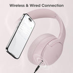 DOQAUS Bluetooth Headphones Over Ear, Headphones Wireless with 90H Playtime