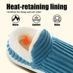 Misolin Slippers Women Clouds Bootie Corduroy Memory Foam Warm House Shoes