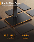 Perlegear Universal Swivel TV Stand Base for 32–70 inch TVs to 99lbs
