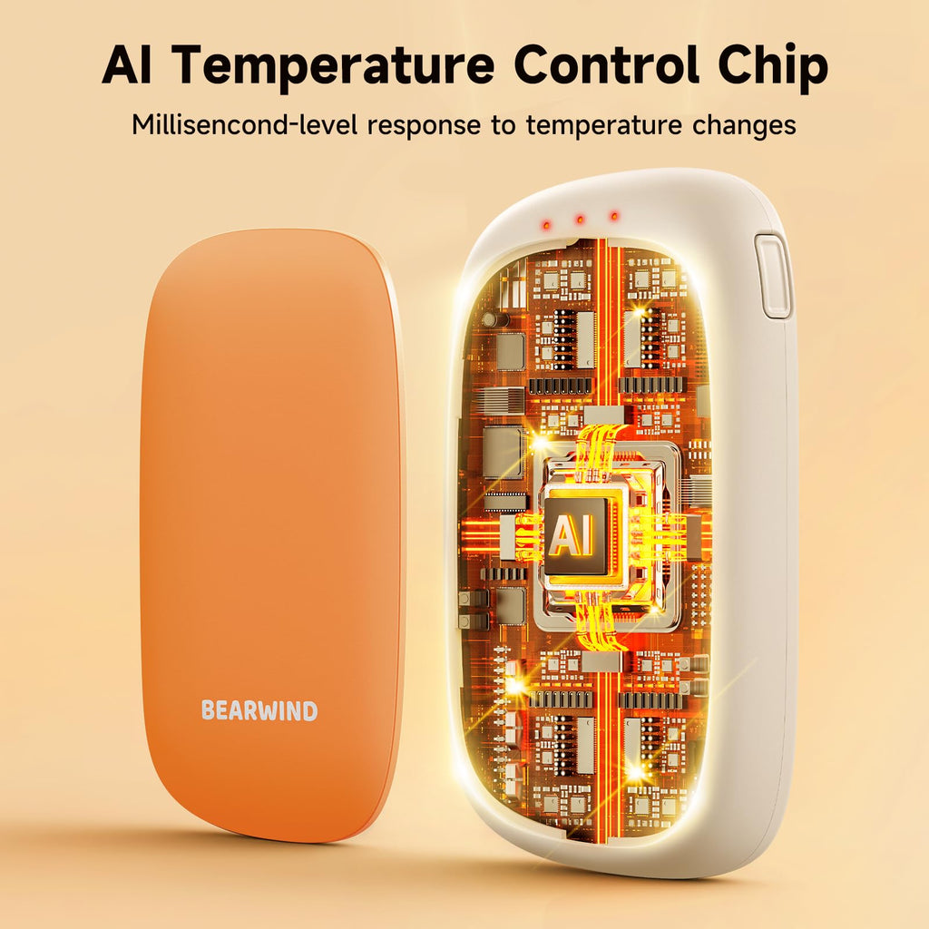 Electric Hand Warmers Rechargeable, 2 Pack Magnetic Design