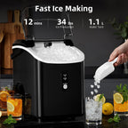 Antarctic Star Nugget Ice Maker Countertop with Soft Chewable Ice