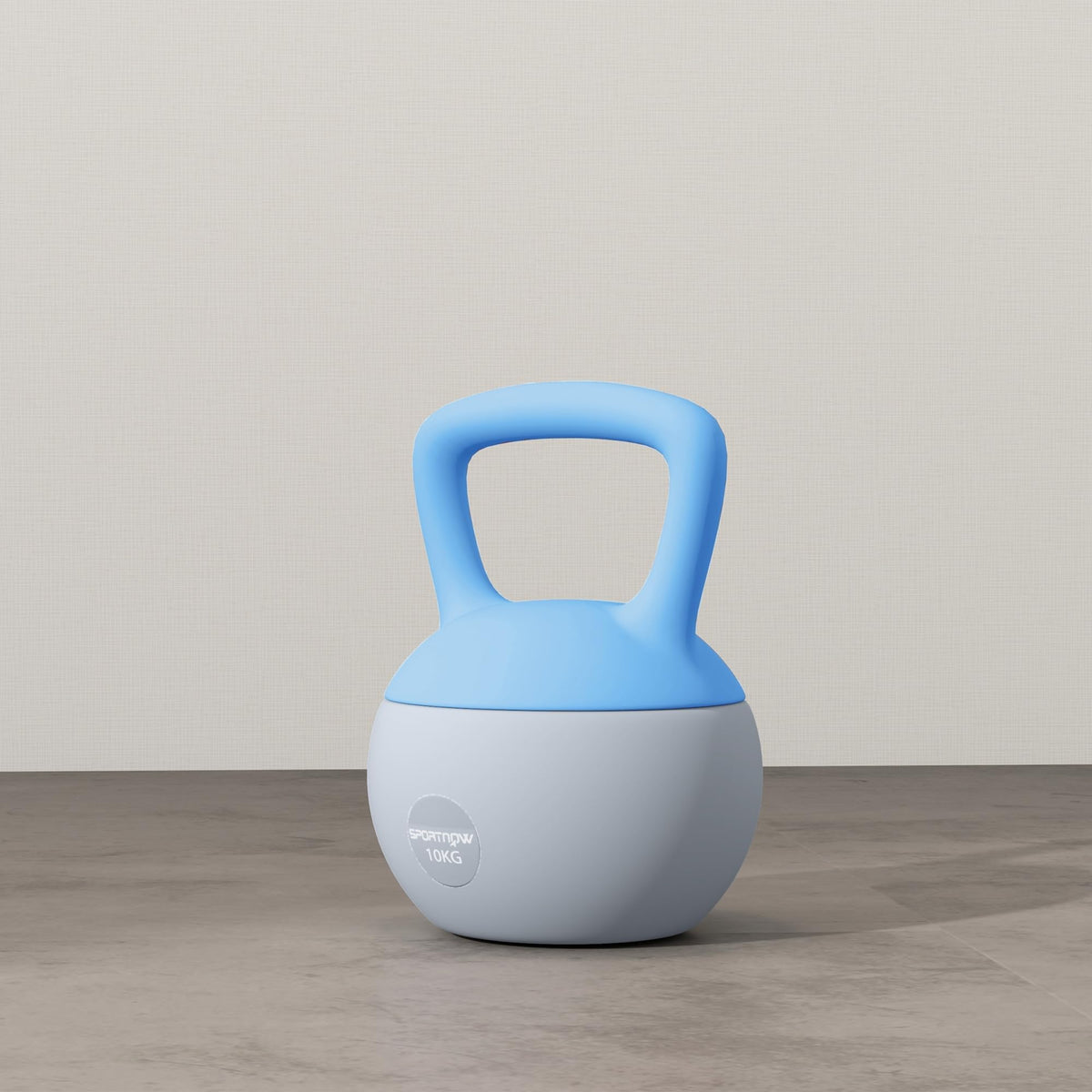SPORTNOW 4/6/8/10/12kg Soft Kettlebell with Non Slip Handle Grey