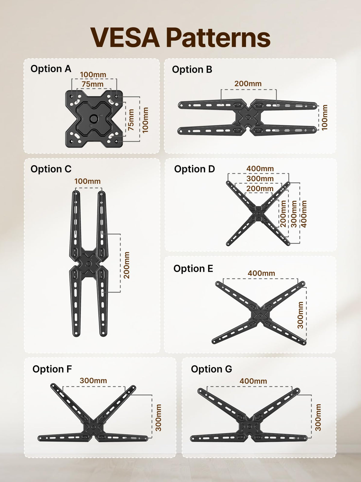 monTEK Full Motion Small TV Wall Mount for 13-43 Inch TVs up to 44 lb