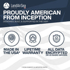 LandAirSea Overdrive GPS Tracker — Extended Life Battery, Magnetic, and Waterproof. Commercial GPS Tracker for Vehicles, Trailers, Equipment, and Assets. Real-Time Global Tracking.