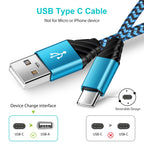 USB C Samsung Charger Cable Fast Charge Lead 6FT 2Pack Type C Phone Charger