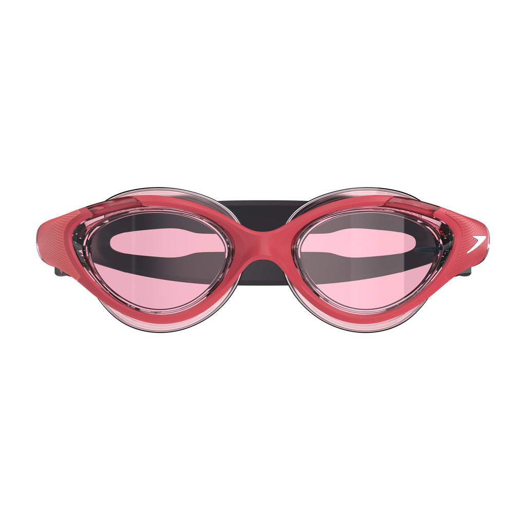 Speedo Damen Biofuse 2.0 Schwimmbrille | Weibliches Design | Patentierter Verstellmechanismus | Anti-Beschlag | Anti-Leck | Comfort Fit Schwimmbrille (1 Stück)