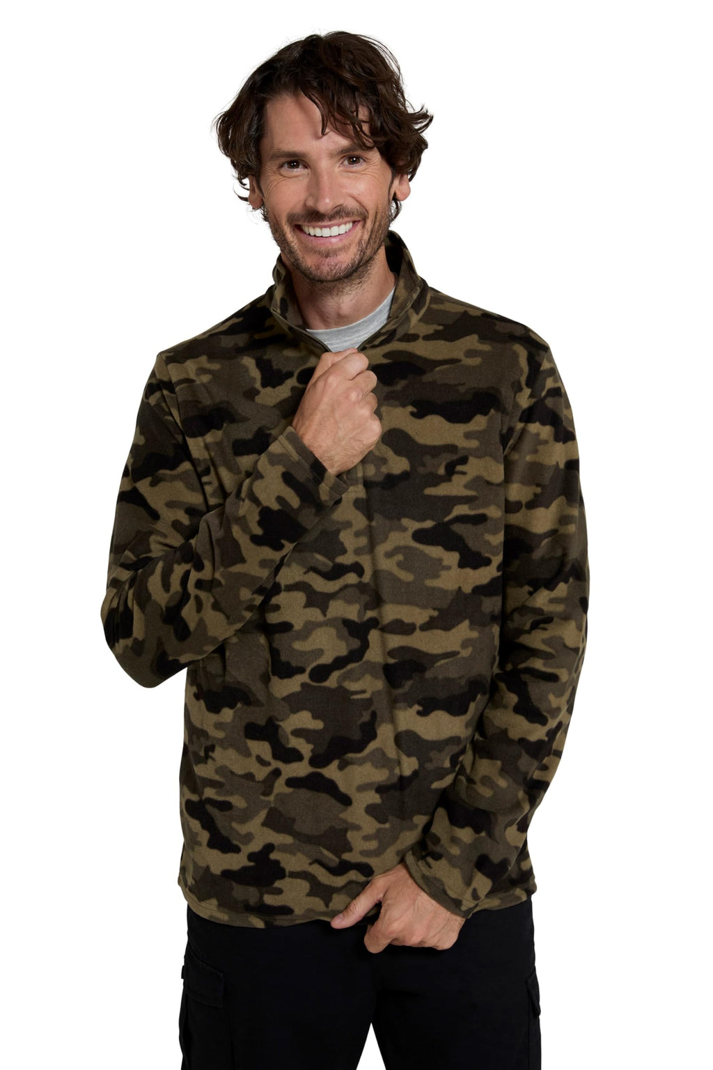 Mountain Warehouse Camber Mens Half-Zip Fleece Jumper
