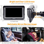 DoHonest Baby Car Camera HD 1080P: Rear Facing Car Baby Monitor Clear Image