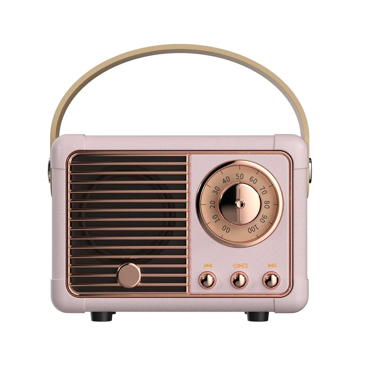 Dosmix Retro Bluetooth Speaker, Small Vintage Decor, Birthday Gifts Black