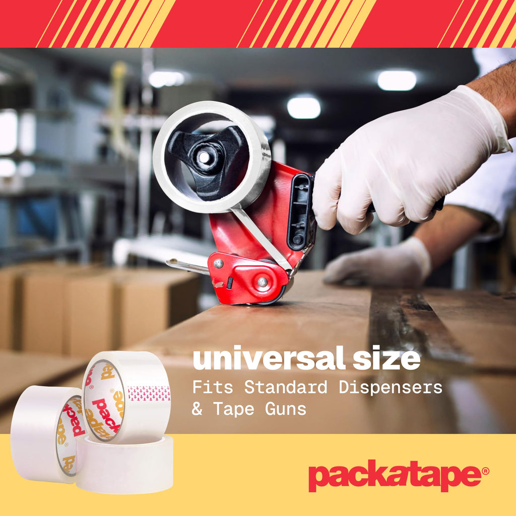 Packatape - 3 Rolls Per Pack 48MM x 66M Brown Packaging Tape for Parcels and Boxes. This 3 rolls pack of Heavy Duty Brown Packing Tape Provides a Strong, Secure and Sticky Seal for your Boxes