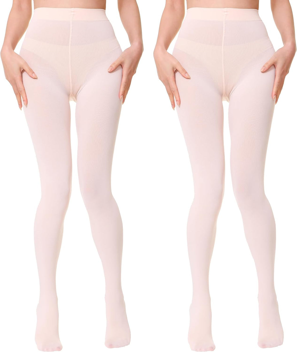EVERSWE 2 Pairs Pack Women's Opaque Tights