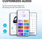 Soundcore by Anker Q20i Headphones with Protective Case, Blue, Bundle