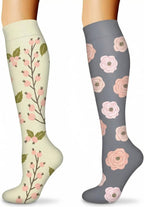 Compression Socks, (2/4/6/7 Pairs) for Men & Women 15-20 mmHg is Best for Athletics, Running, Flight Travel, Support