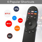 SolarCell Replacement for Samsung TV Remote 2026-2019, Solar Powered, Fast Self-Charging Samsung Smart TV Remote Control, USB-C Rechargeable, Universal, Voice Search, Bluetooth, 2-Year Warranty