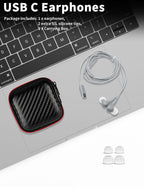 USB C Headphone for Samsung S26 S25 FE S24 A16 A17 Z Wired Earbuds Magnetic