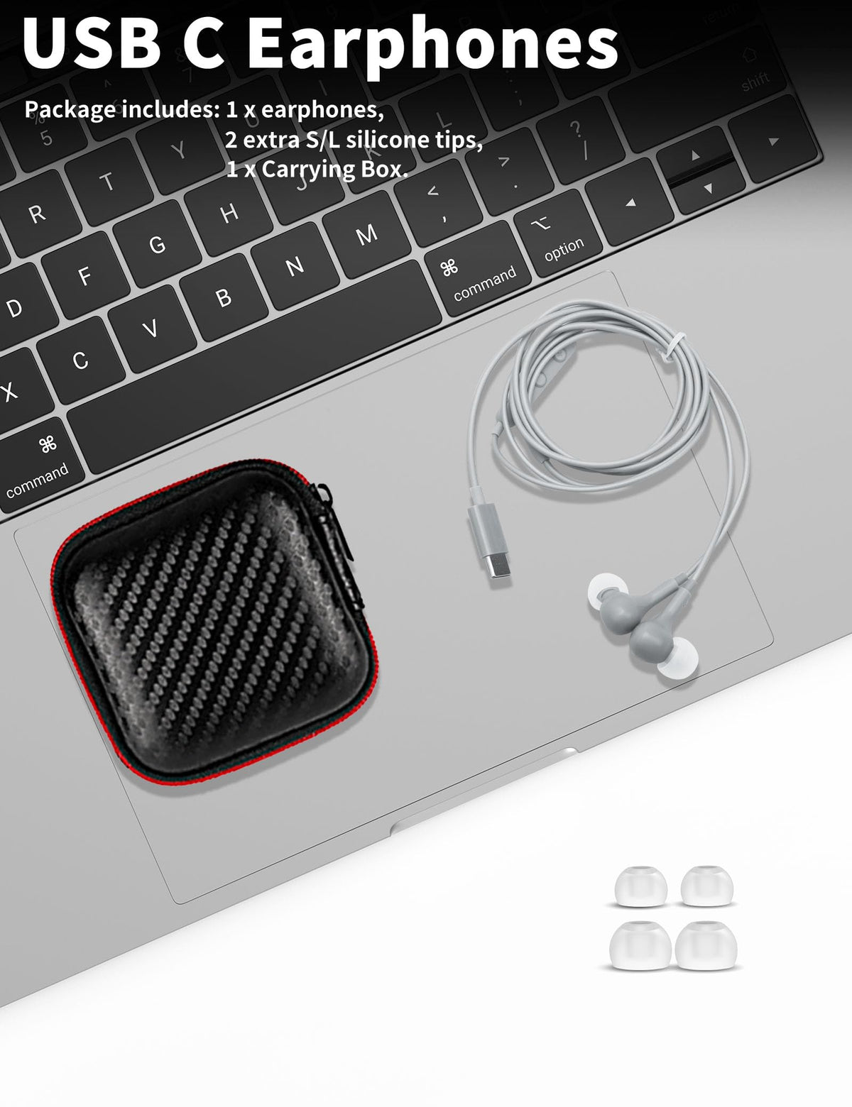 USB C Headphone for Samsung S26 S25 FE S24 A16 A17 Z Wired Earbuds Magnetic
