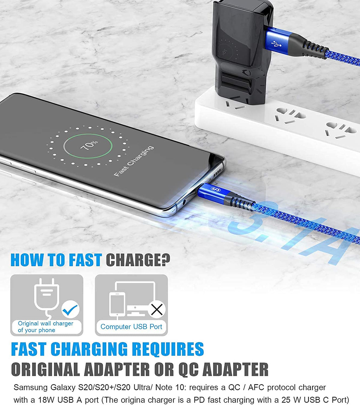 2-Pack 1M USB C Cable 3.1A Fast Car Charger Cable Compatible for iPhone 17 air 16 15 Plus Pro Max, Samsung Flip/Fold 7 6 5 4 3 S26 S25 S24 S10 S20 S21 S22 S23 A16/15/14/13/12 A35/A34 A56/55/54, Pixel
