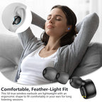 MOZOTER Mini Wireless Earbuds Bluetooth 5.3 in Ear Headphones Headsets