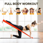 Fokky 2M Resistance Bands, Exercise Band with 4 Different Resistance Levels