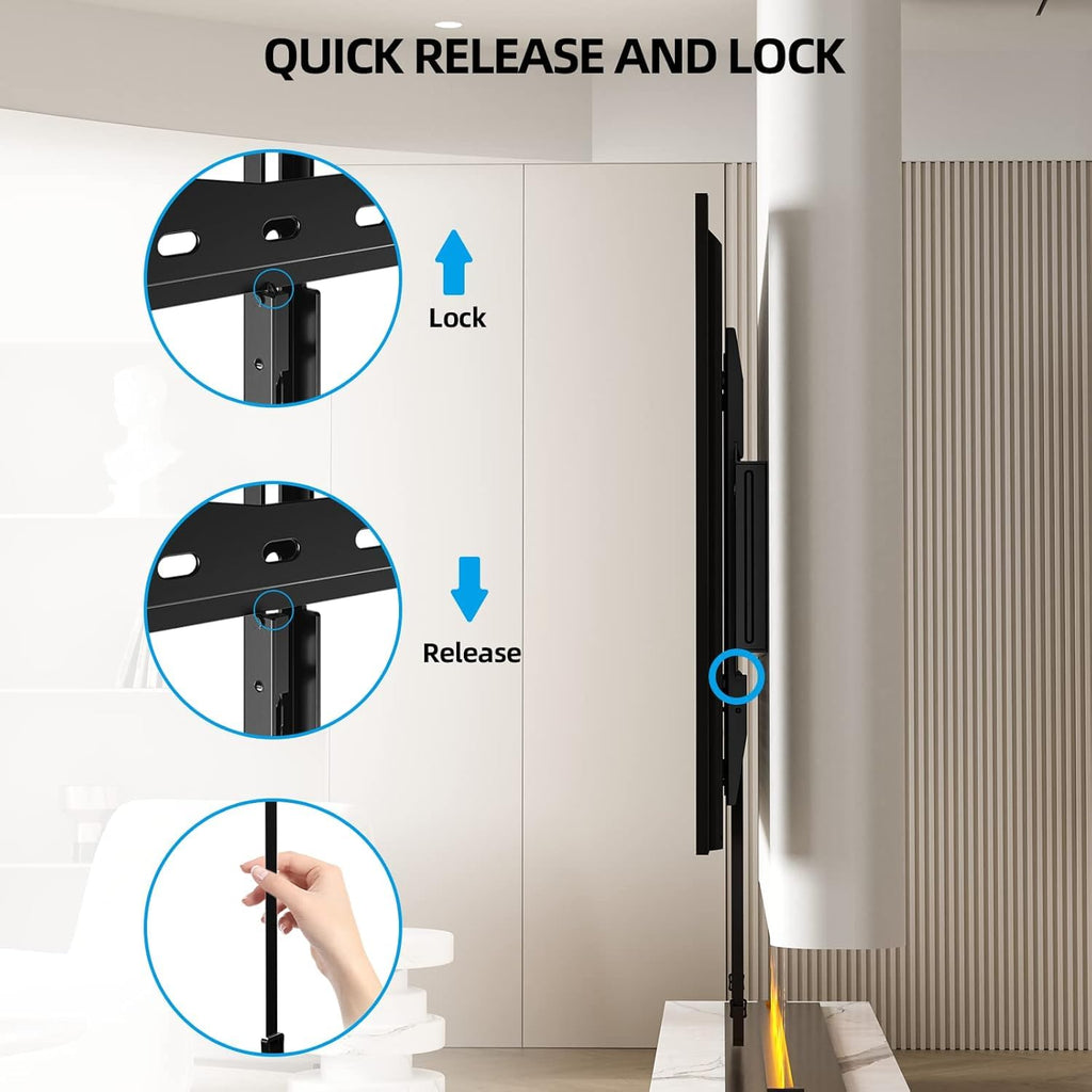 HOME VISION Heavy Duty Tilt TV Wall Mount for 32-86 Inch Flat/Curved Screen