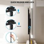 HOME VISION Heavy Duty Tilt TV Wall Mount for 32-86 Inch Flat/Curved Screen