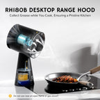 AIRTHEREAL Portable Range Hood with Rechargeable Battery, 3-Speed Suction