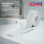 HNNHOME White Waterproof Bath Sealant Strip for Bathroom and Kitchen Gaps