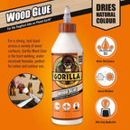 Gorilla 5044361 Wood Glue 1L (4 Pack)