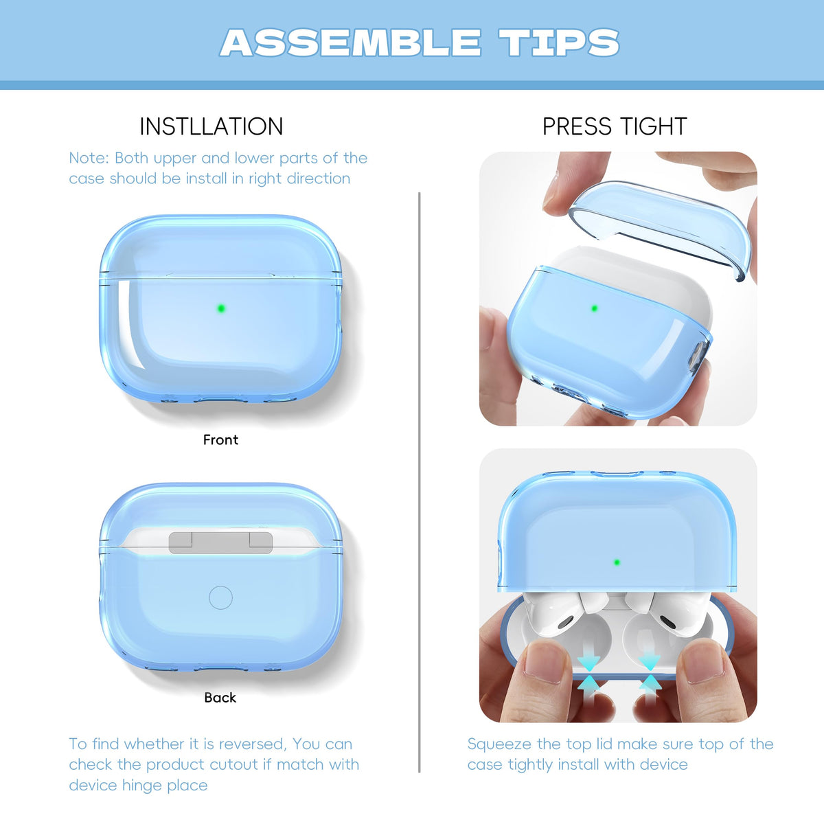 for AirPods 4 Case & AirPods 5 Case with Cleaner Kit,Clear Cover