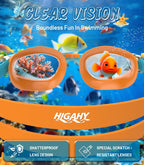 Kids Swimming Goggles for Boys & Girls Aged 6-14, Anti-Fog