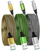 USB C Charger Cable,3Pack 1M/3FT USB to USB C Cable,Type C Fast Charging