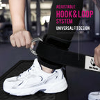 Slim Panda Ankle Straps for Cable Machines, Cable Kickback Ankle Cuffs