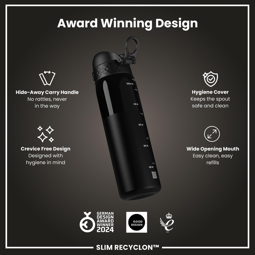 ION8 Leak Proof Water Bottle, 500ml (18oz), Fighter Jets