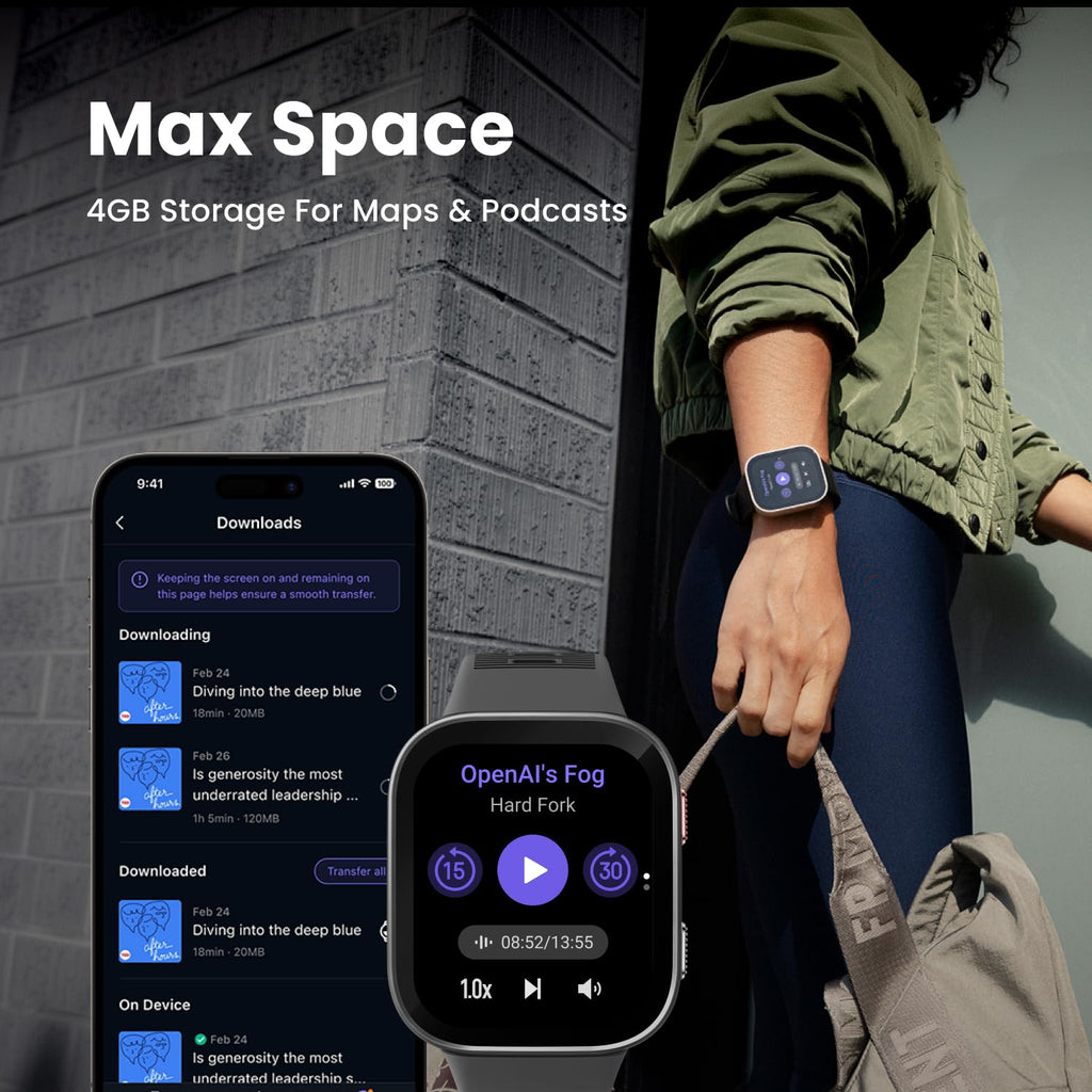 Amazfit Bip 6 Smart Watch, 1.97" AMOLED Display, GPS, iOS/Android