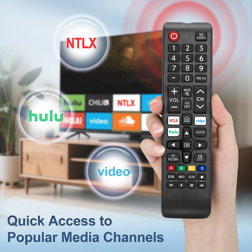 【2-Pack】 for Roku TV Remote,Replacement for TCL,ONN, Hisense Roku TVs