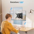 MOUNTUP 550 mm Long Arm TV Wall Bracket for 14–42 Inch TVs & Monitors