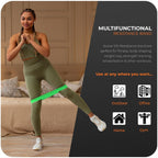 Active 100 Resistance Bands, Set of 5 Different Levels, Exercise Band for Home Gym, Training and Yoga with Carrying Bag