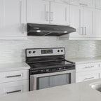 36 in. Delta Coll Ducted Under Cabinet Range Hood, Mesh Filters, Stainless