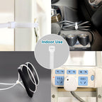 Black Zip Ties Assorted 12+8+6+4 inch, 200 Pack, Cable Ties, UV Resistant Wire Ties for Outdoor Use,Tie Straps, LOCKLOCK