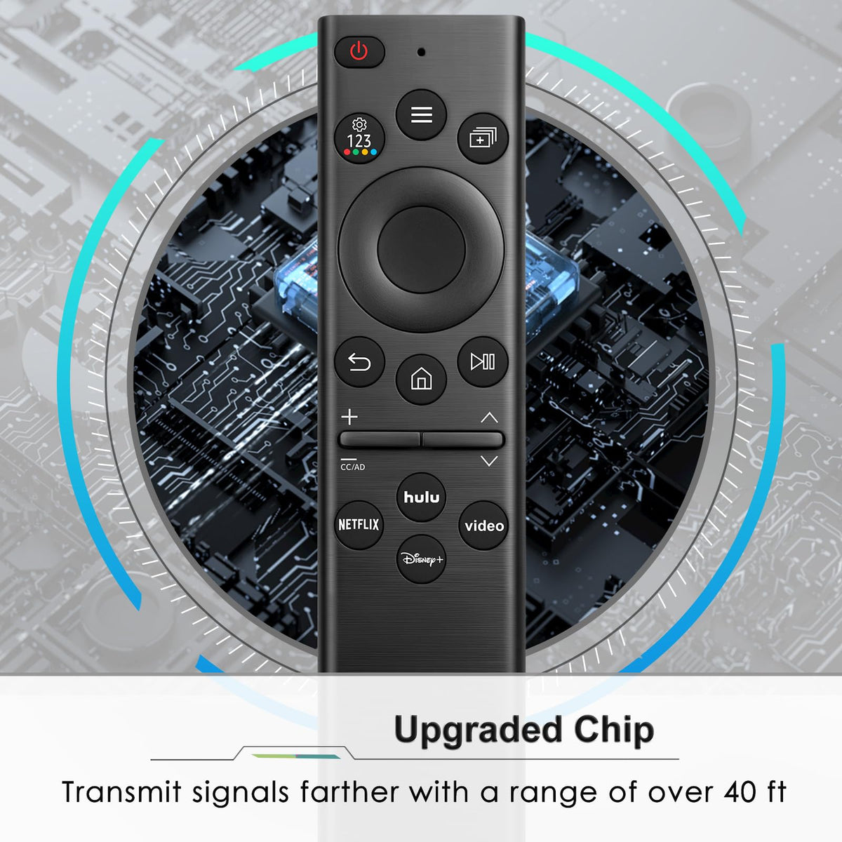 Universal Remote Replacement XRT260 for All VIZIO Smart TV Smartcast 4K P-Series V-Series D-Series M-Series XRT136 XRT140, with Buttons for Netflix Disney Prime Video Hulu (No Voice Function)