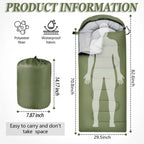 Sleeping Bag for Camping,Sleeping Bags for Adults Backpacking Waterproof,3 Seasons Adult Blanket,Small Packed Ultralight Carry Bag, Soft,Thick and Warm,for Outdoor Camping,Travel,Hiking