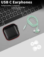 USB C Headphone for Samsung S26 S25 FE S24 A16 A17 Z Wired Earbuds Magnetic
