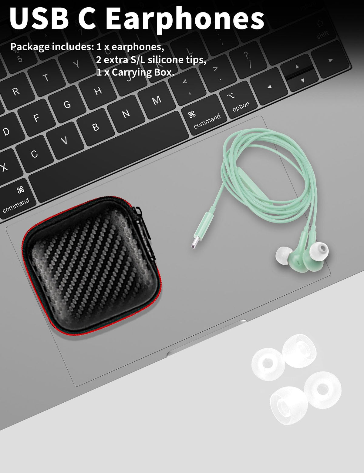 USB C Headphone for Samsung S26 S25 FE S24 A16 A17 Z Wired Earbuds Magnetic